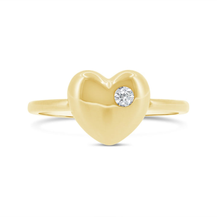 Fashion Heart Diamond Ring