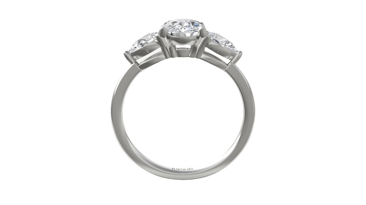 Three Stone Classic Engagement Ring