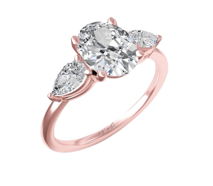Three Stone Classic Engagement Ring