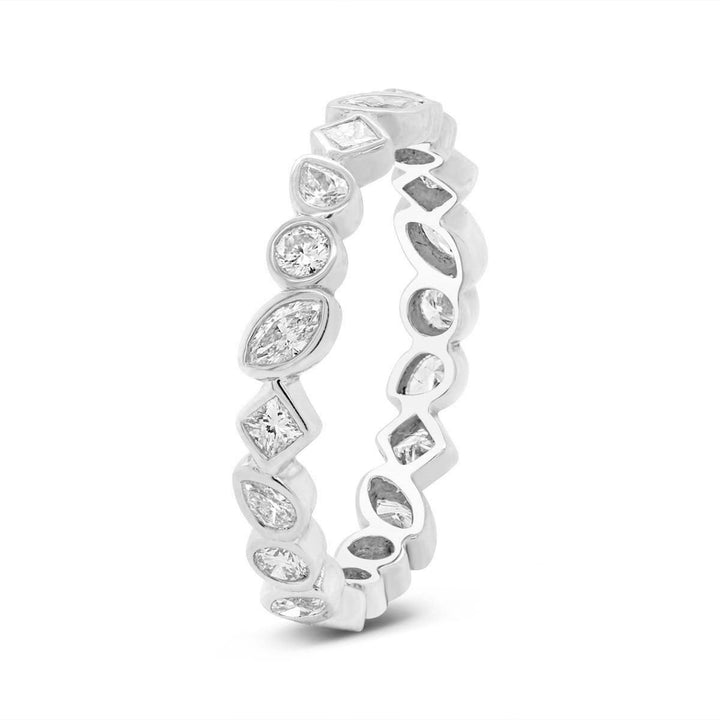 Multi-Shape Diamond Eternity Band - BD3207A - The Diamond Guys