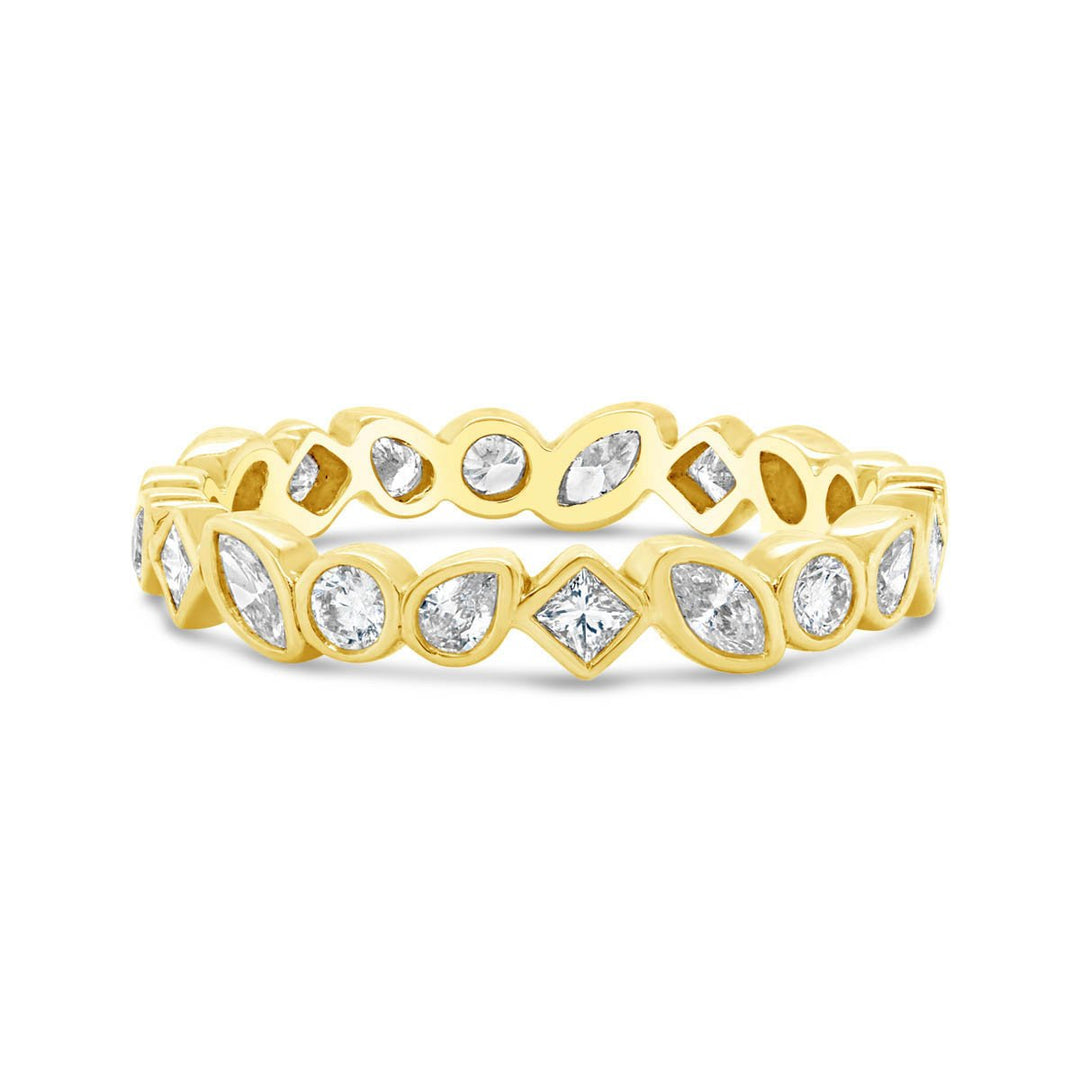 Multi-Shape Diamond Eternity Band - BD3207A - The Diamond Guys