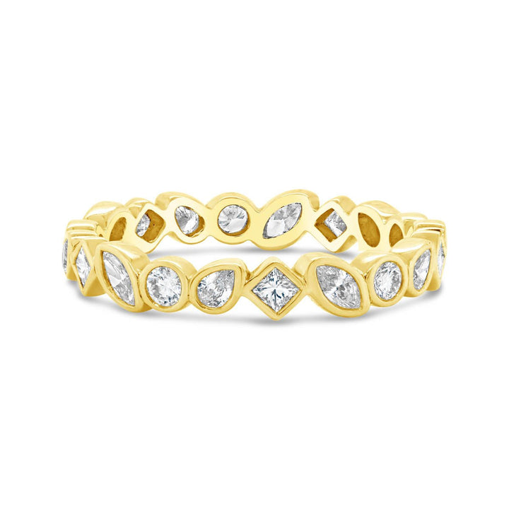 Multi-Shape Diamond Eternity Band - BD3207A - The Diamond Guys