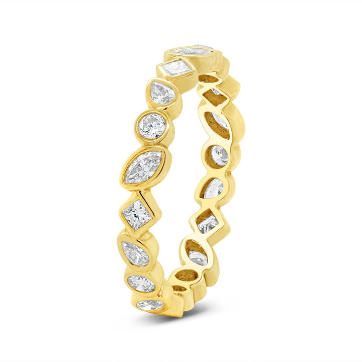 Multi-Shape Diamond Eternity Band - BD3207A - The Diamond Guys