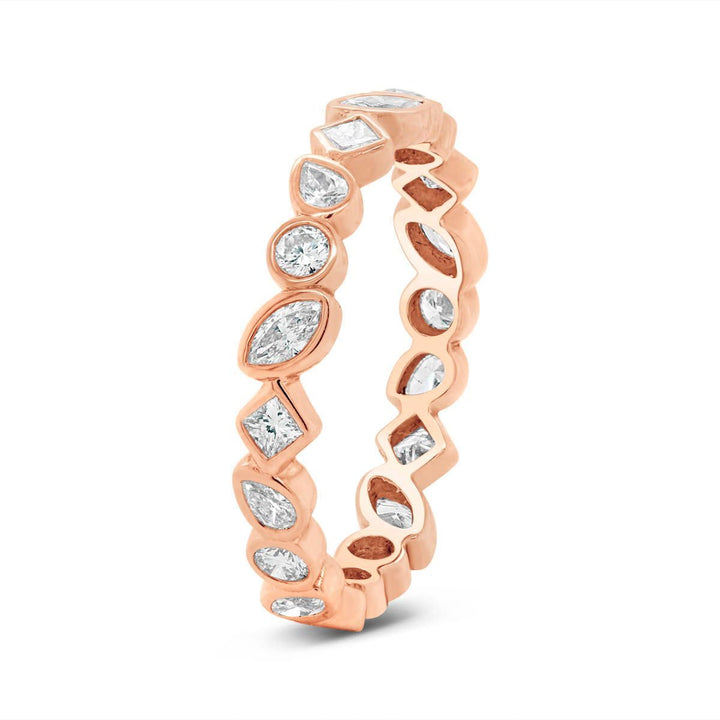 Multi-Shape Diamond Eternity Band - BD3207A - The Diamond Guys