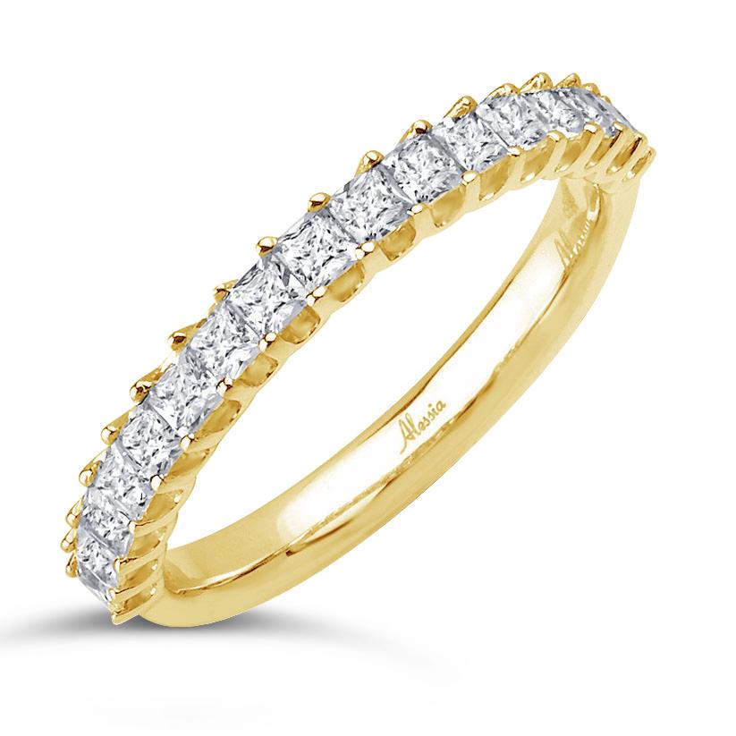 Princess Cut Diamond BandAlessia Colletion - ACE007
