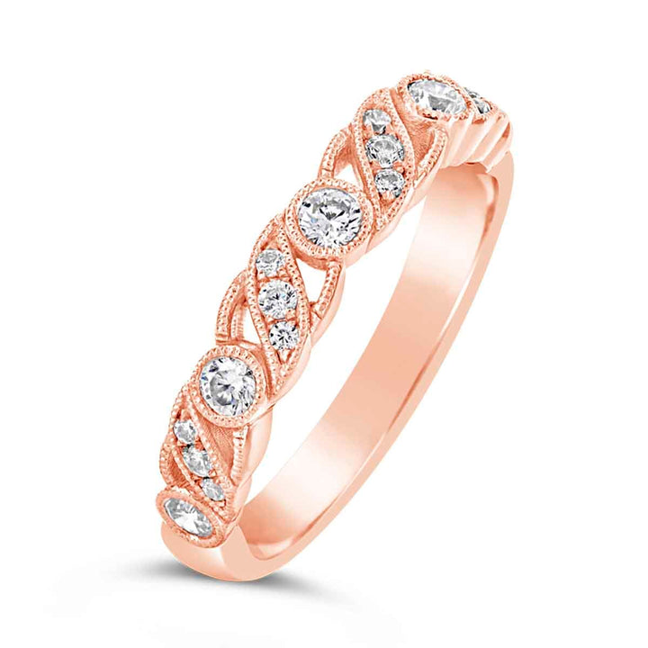 Vintage Inspired Diamond Band - YJA8151RB