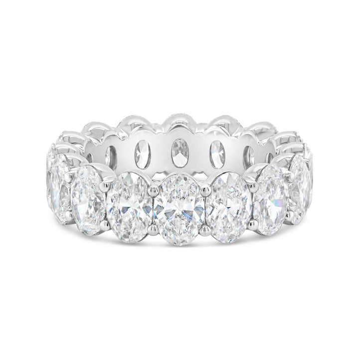 Oval Cut Lab Grown Diamond Eternity Band - EB742