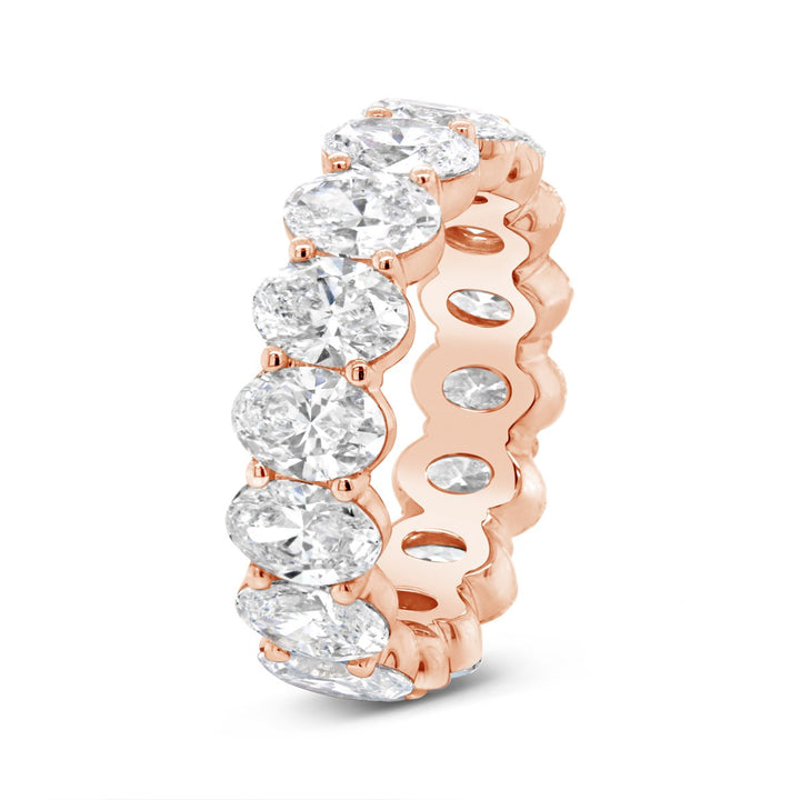 Oval Cut Lab Grown Diamond Eternity Band - EB742