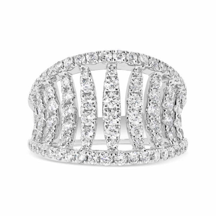 Wide Diamond Cocktaill Ring - ARF2354