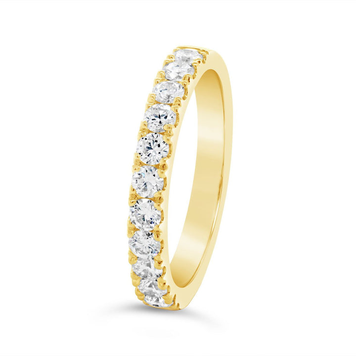 Half Way Set Diamond Band - MR95388 - The Diamond Guys