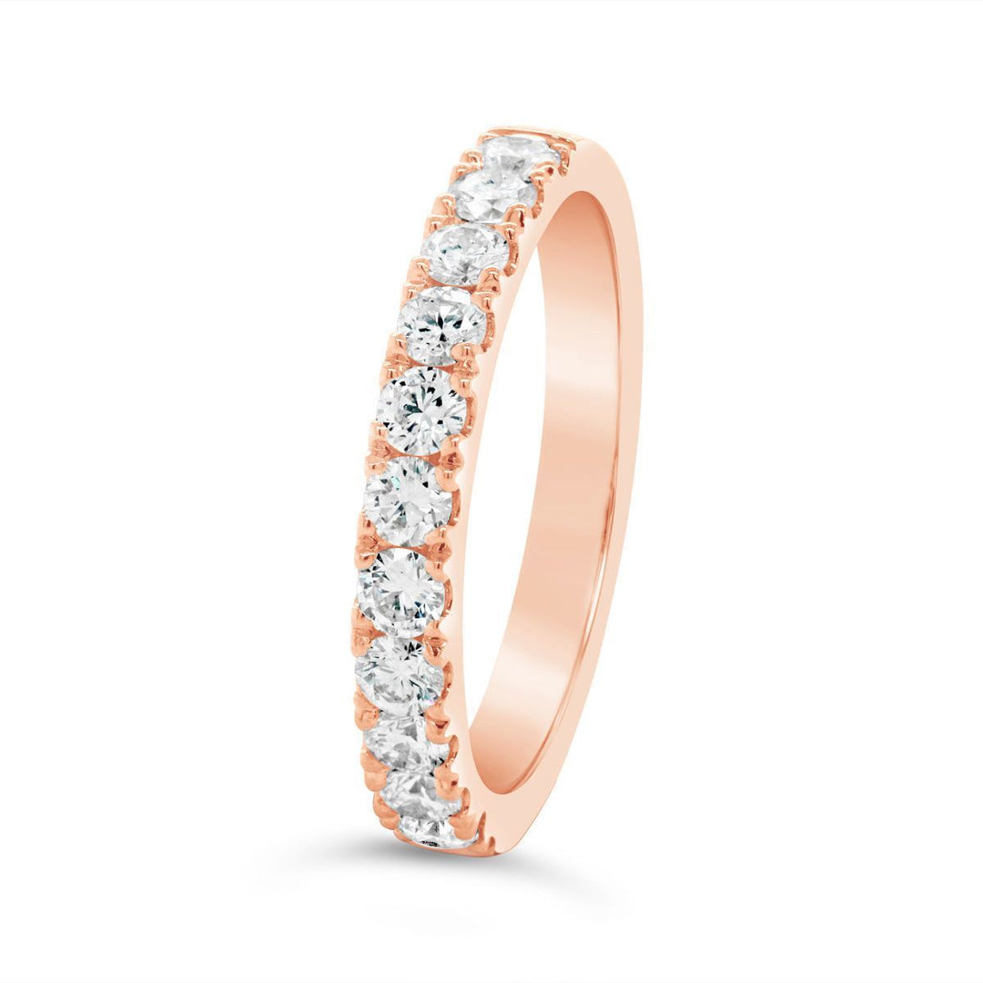 Half Way Set Diamond Band - MR95388 - The Diamond Guys