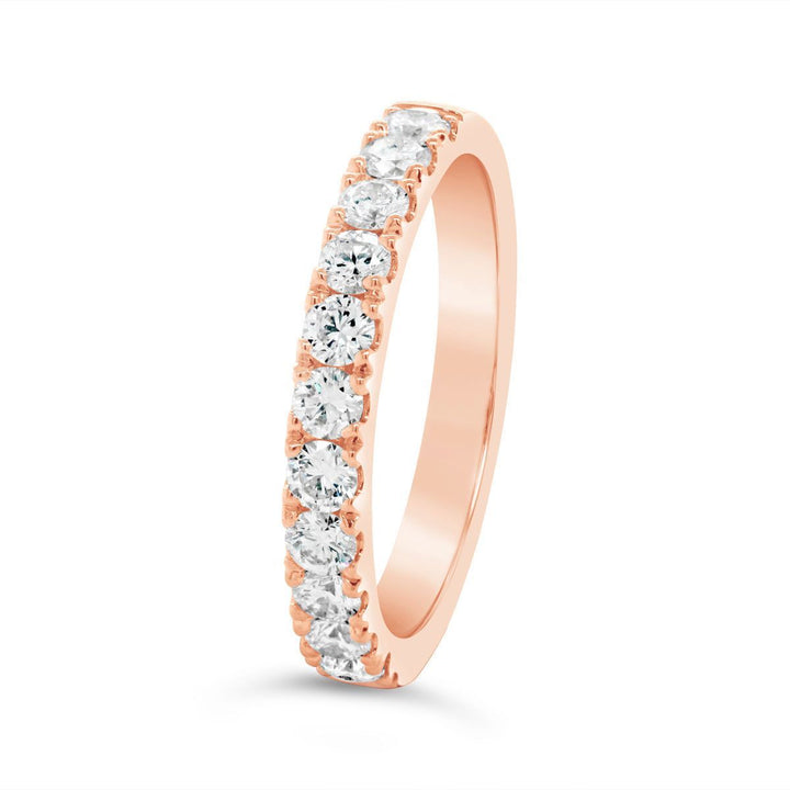 Half Way Set Diamond Band - MR95388 - The Diamond Guys