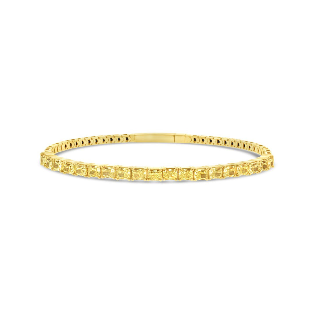Fancy Yellow Diamond Bangle