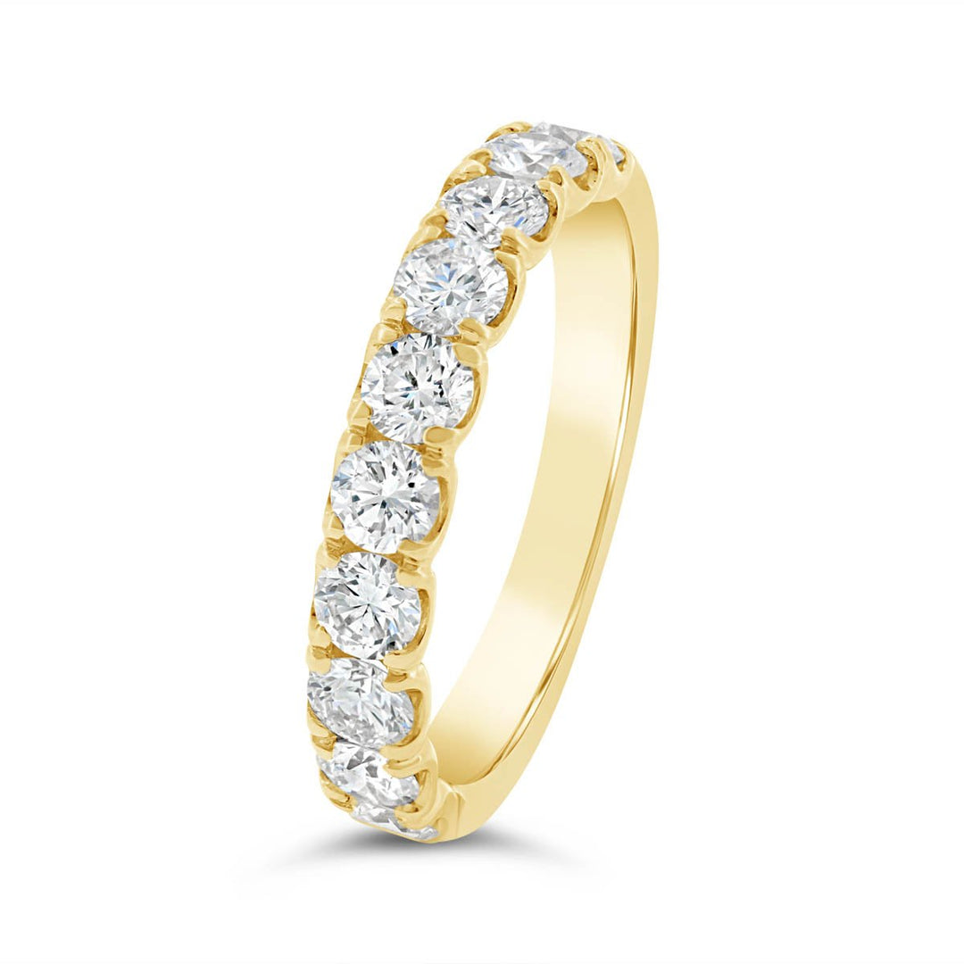 Half Way Set Diamond Band - AR0122R-Y