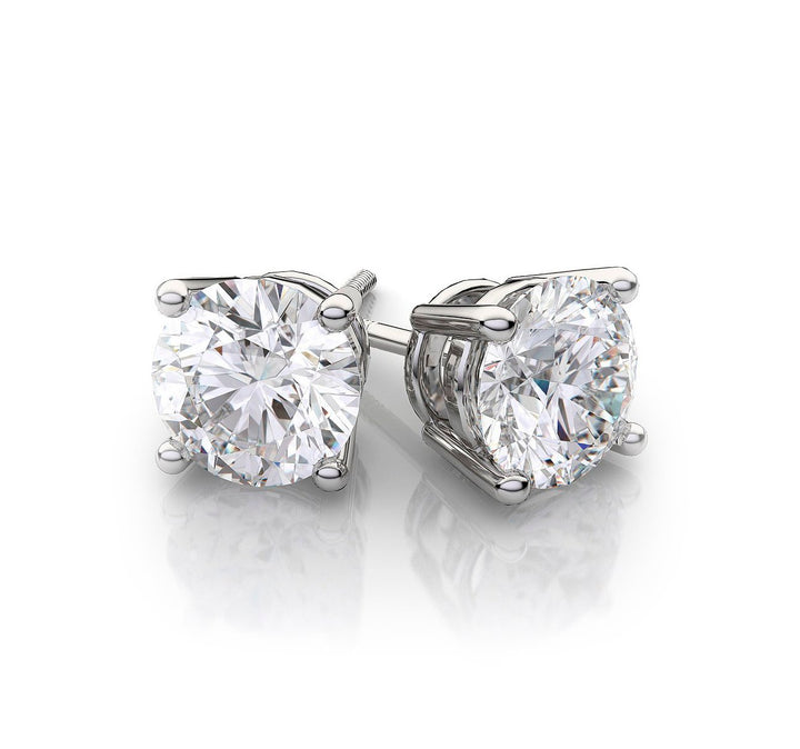 Certified Premium Lab Grown Diamond Stud Earrings - (1.50+ ct. total weight)
