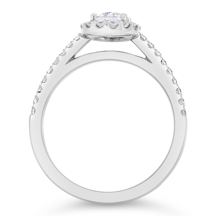 Diamond Halo Engagement Ring - ACB250