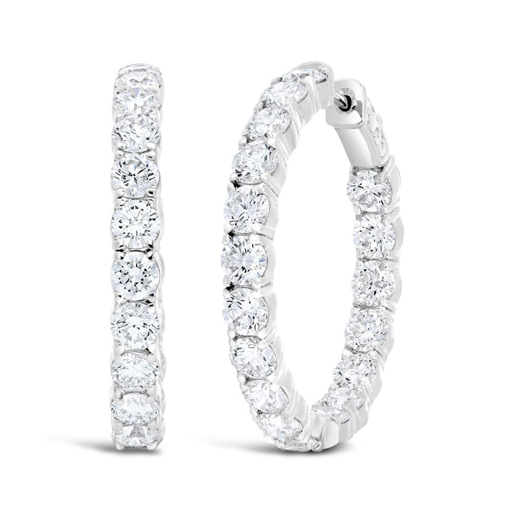 Inn & Out Lab Grown Diamond Hoop Earrings - 63212EW