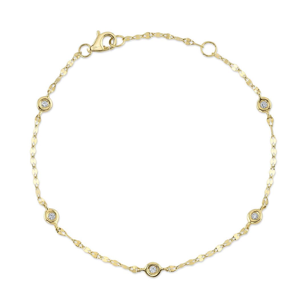 Shy Creation Diamonds By The Yard Sparkle Chain Bracelet