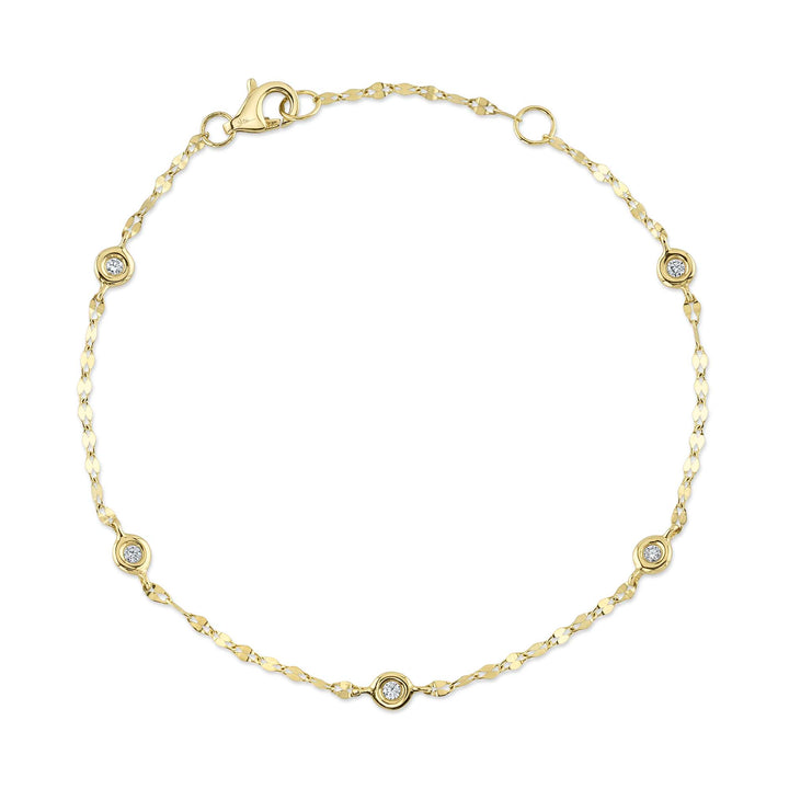Shy Creation Diamonds By The Yard Sparkle Chain Bracelet