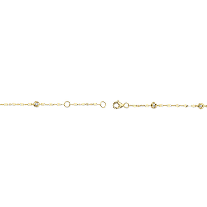 Shy Creation Diamonds By The Yard Sparkle Chain Bracelet