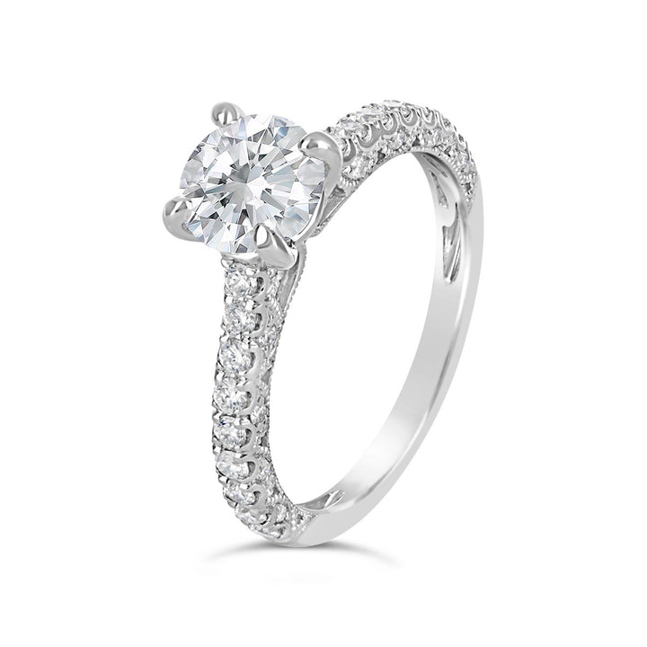 Classic Diamond Engagement Ring Wedding Set-  - ARD1856R - The Diamond Guys