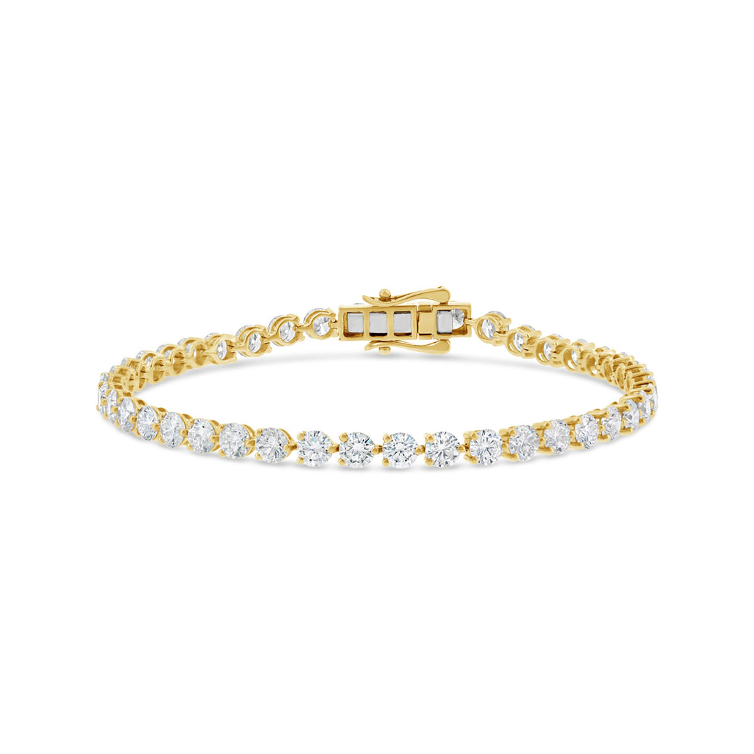 Lab Grown Round Diamond Tennis Bracelet