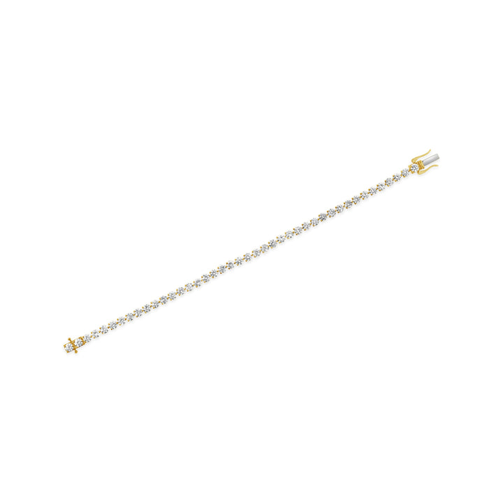 Lab Grown Round Diamond Tennis Bracelet