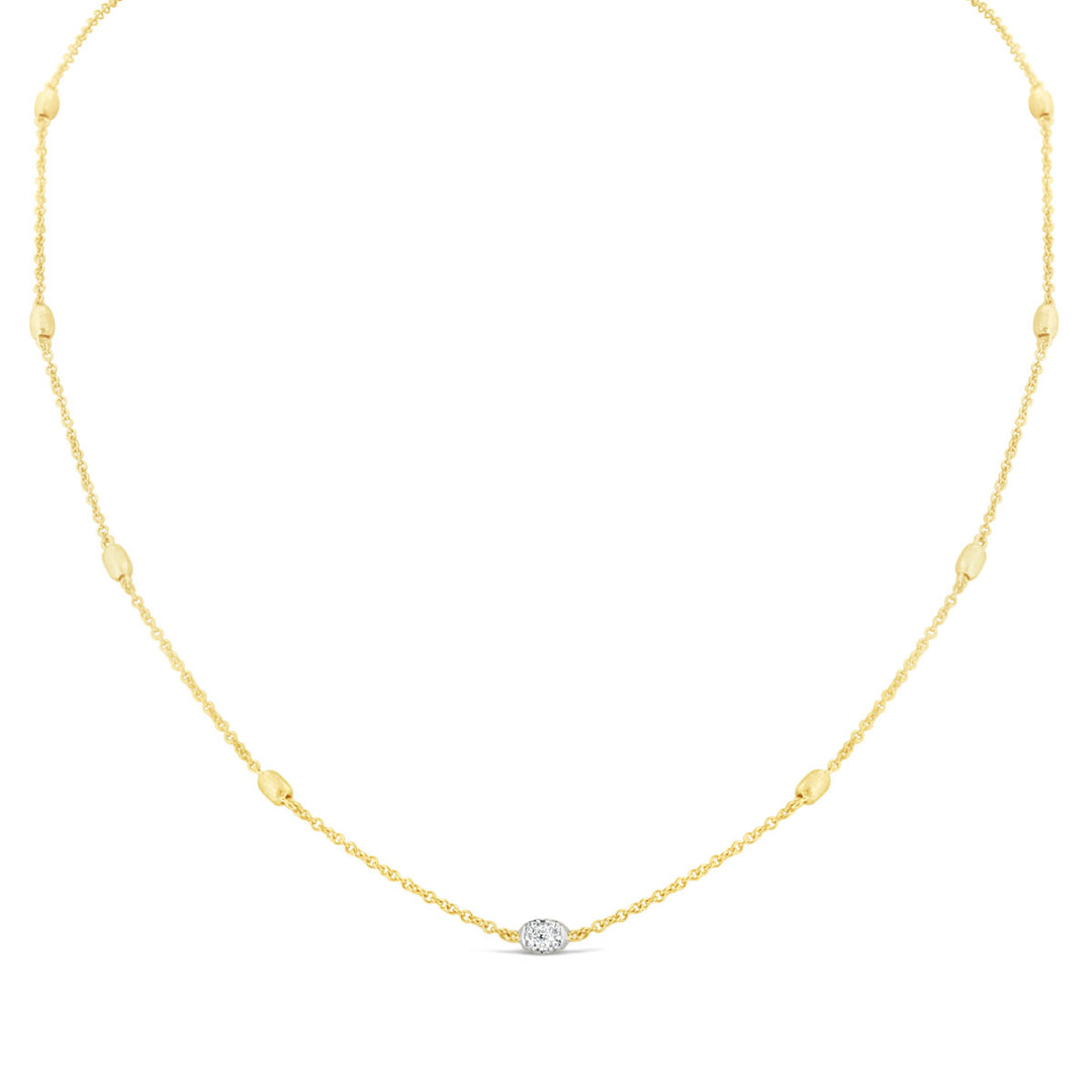 Pave Diamond Detail Necklace