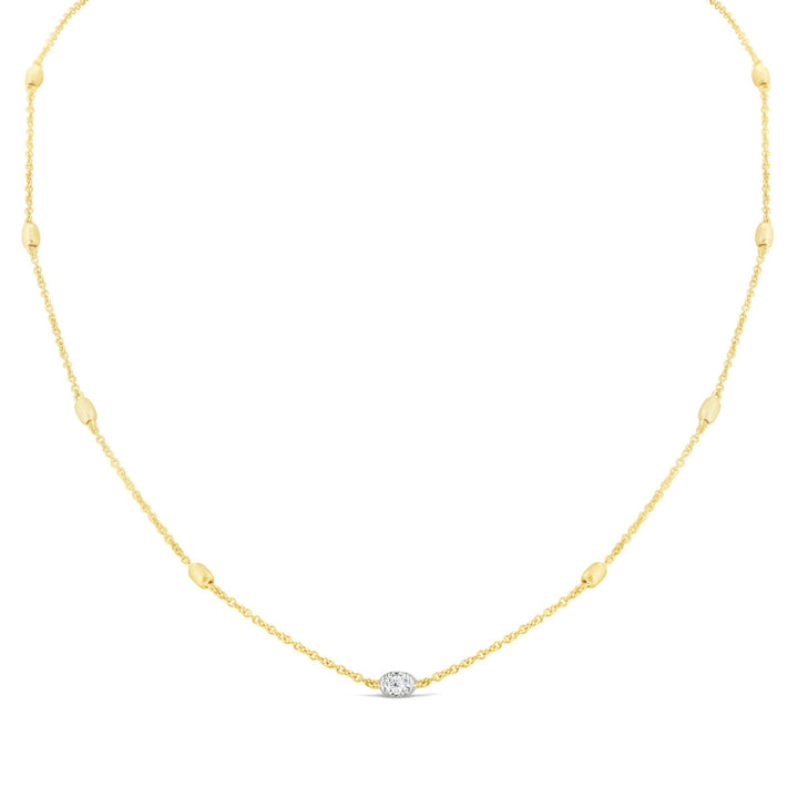 Pave Diamond Detail Necklace