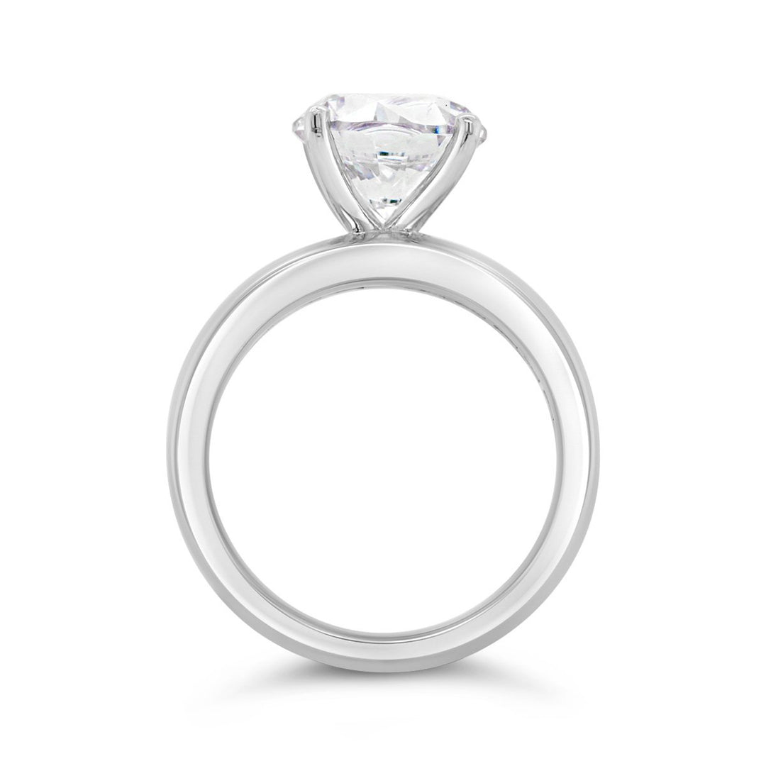 Channel Set Engagement Ring with Princess Diamonds - YJC3778R