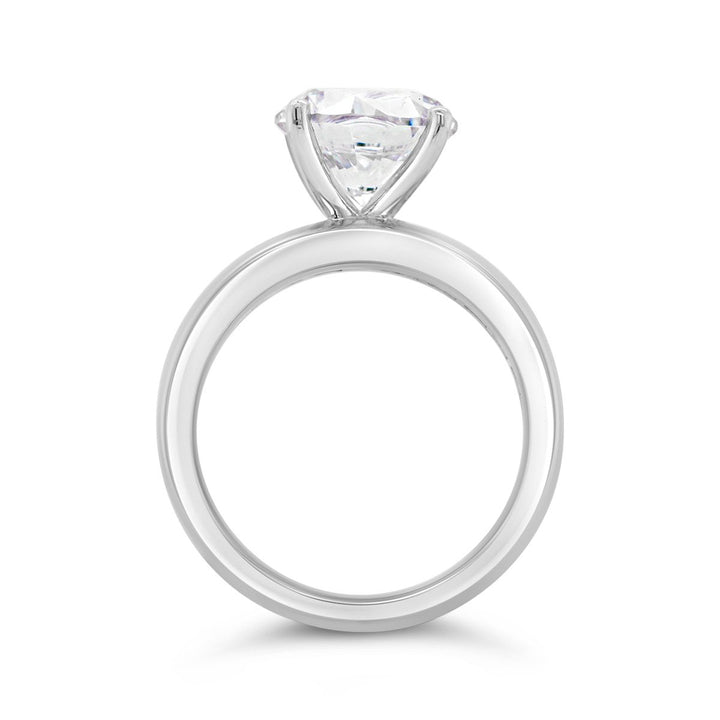 Channel Set Engagement Ring with Princess Diamonds - YJC3778R