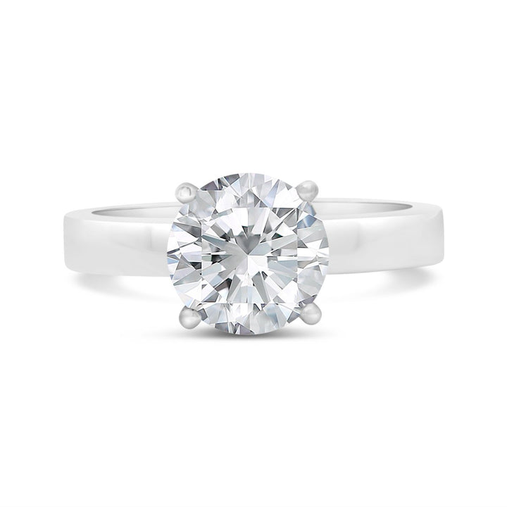 Unity Solitaire Engagement Ring with Four Prong Basket Head - YJC6001R