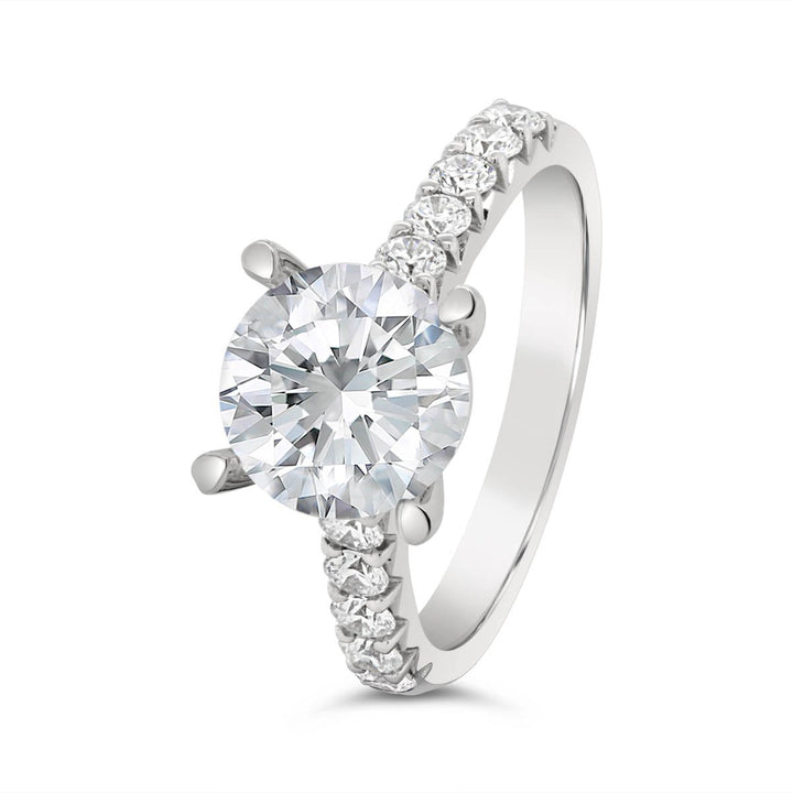 Pave Diamond Engagement Ring - GSR15851