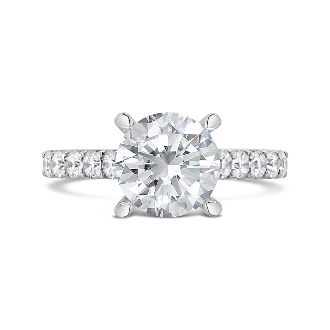 Pave Diamond Engagement Ring - GSR15851