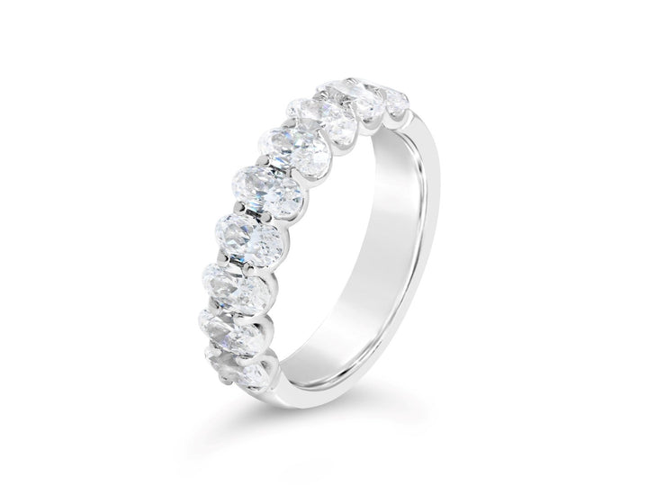 Oval Diamond Band - YJA9828R-OV - The Diamond Guys