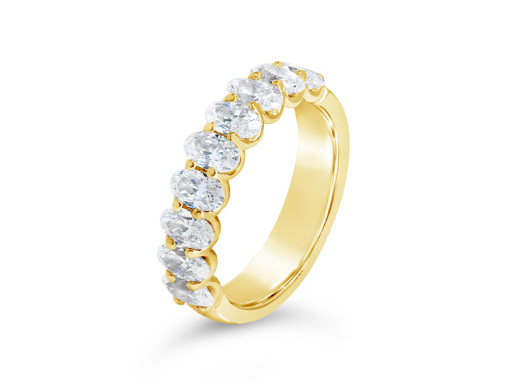Oval Diamond Band - YJA9828R-OV - The Diamond Guys