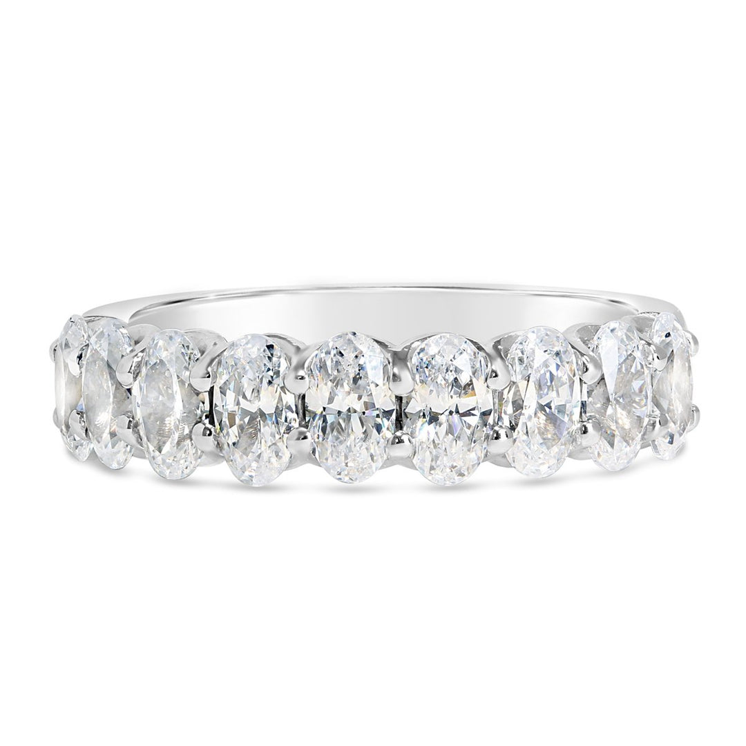 Oval Diamond Band - YJA9828R-OV - The Diamond Guys