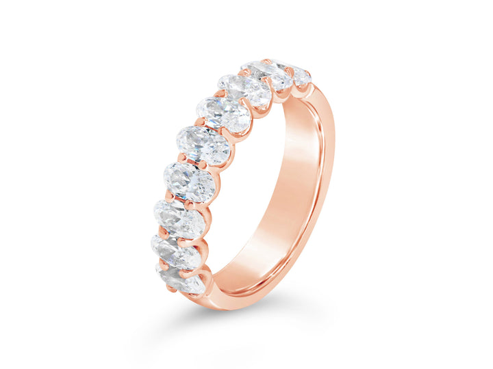 Oval Diamond Band - YJA9828R-OV - The Diamond Guys