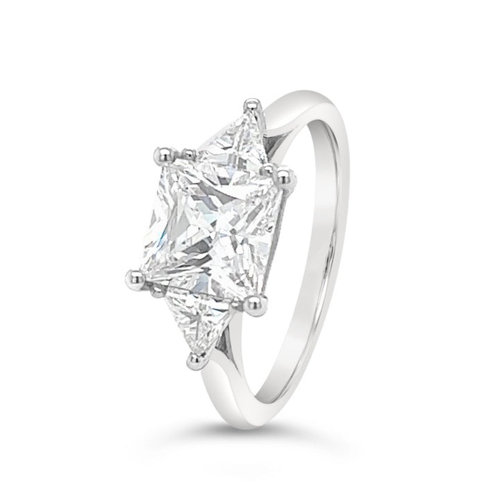 Three Stone Diamond Engagement Ring - The Diamond Guys