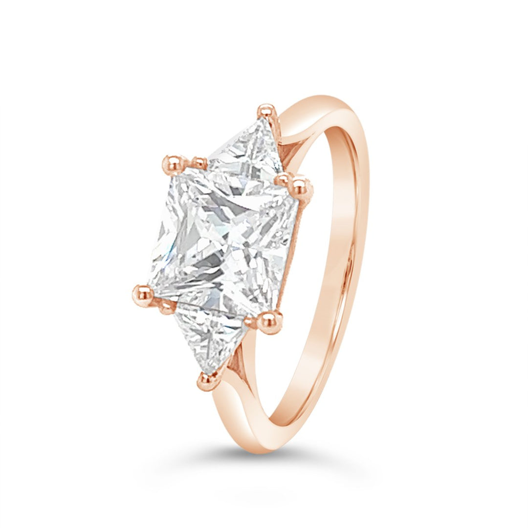 Three Stone Diamond Engagement Ring - The Diamond Guys
