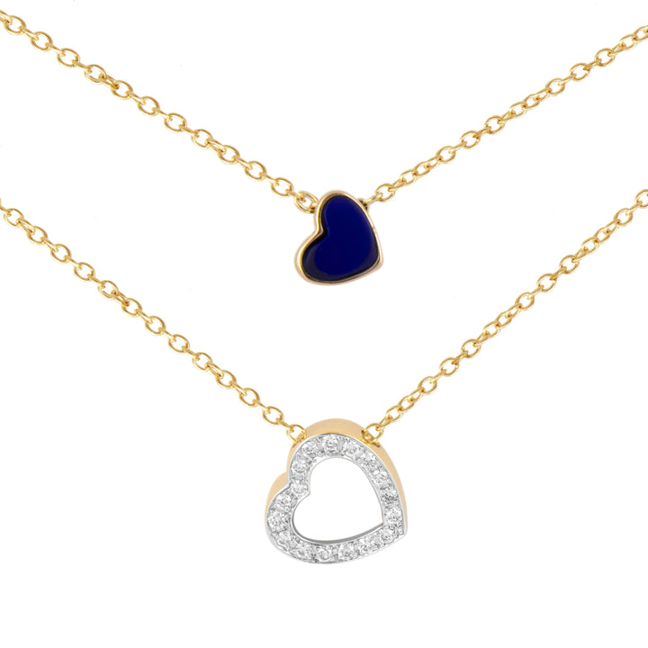 K Di Kuore Diamond Hearts Necklace - K451820
