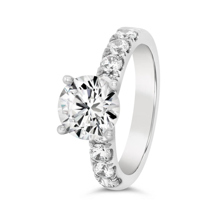 One Piece Casting Diamond Engagement Ring - The Diamond Guys