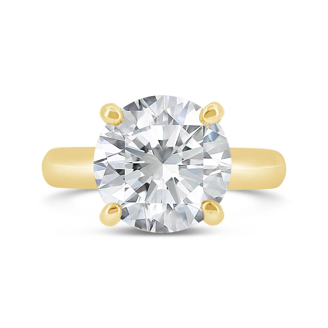 3.00mm Wide Dome Solitaire Engagement Ring - YJC7120R-RD