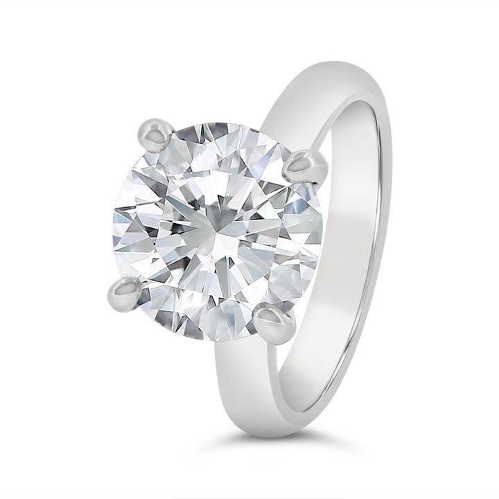 3.00mm Wide Dome Solitaire Engagement Ring - YJC7120R-RD