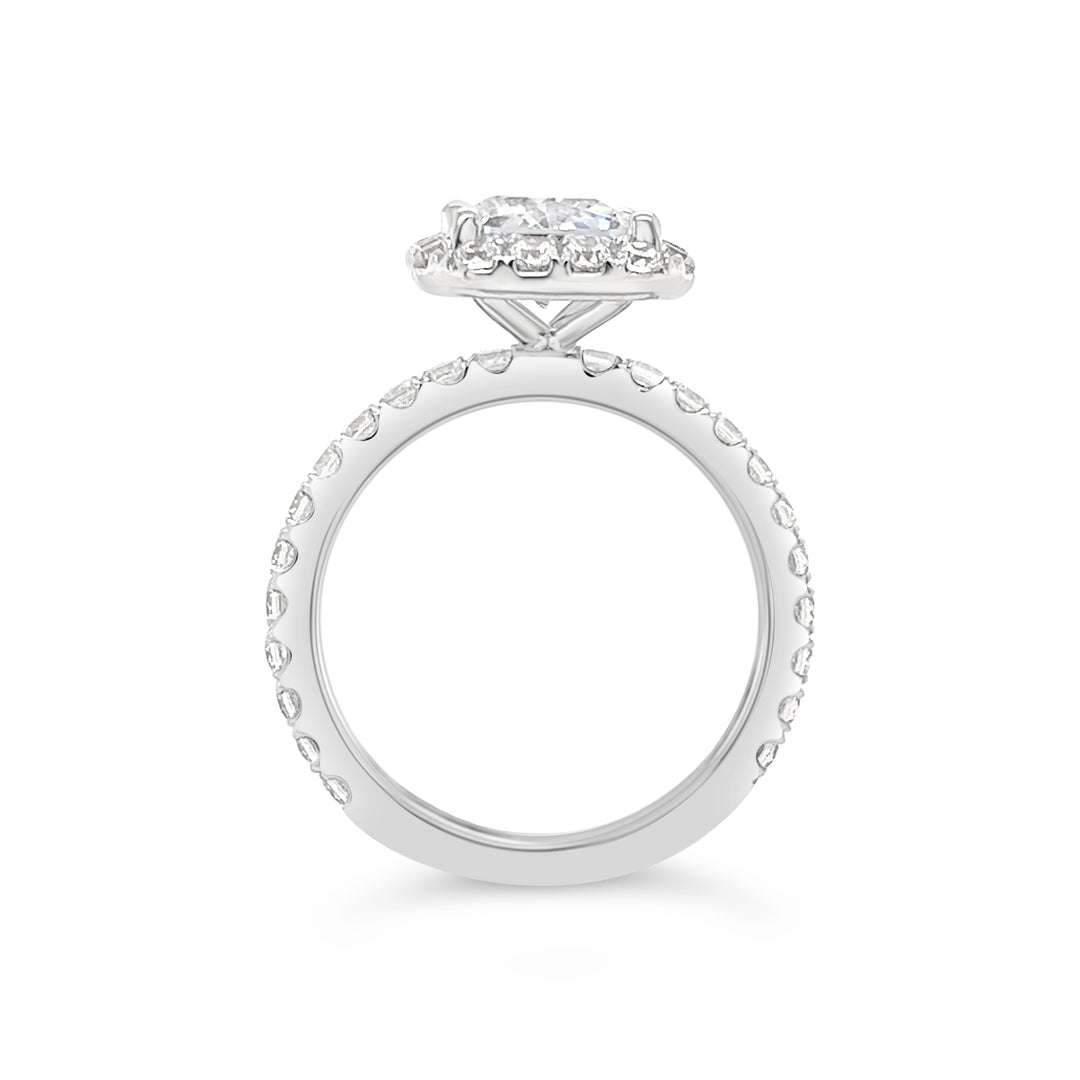 Halo Diamond Engagement Ring