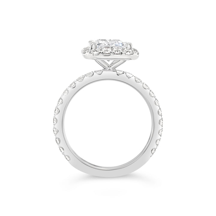 Halo Diamond Engagement Ring