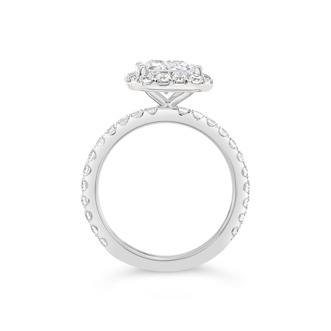 Halo Diamond Engagement Ring - The Diamond Guys