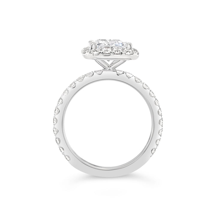 Halo Diamond Engagement Ring - The Diamond Guys