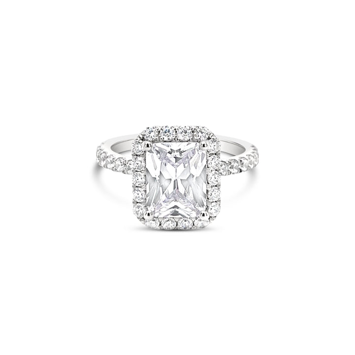 Halo Diamond Engagement Ring - The Diamond Guys