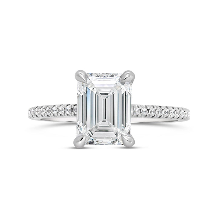 Pave Diamond Engagement Ring - N0057SMA-EC